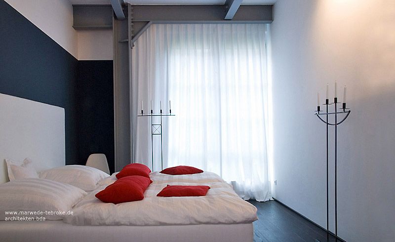 Schlafzimmer , Bedroom , Bed , Interior , © Thomas-Sievert.de
