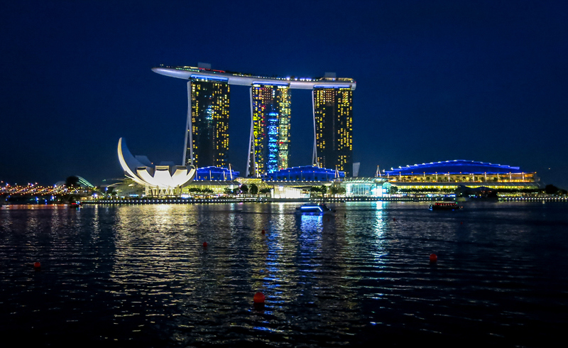 Architecture , Singapur , Marina Bay Sands . © Thomas-Sievert.de