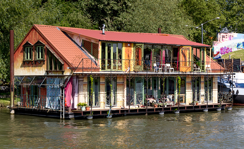 Architecture , Houseboat , © Thomas-Sievert.de